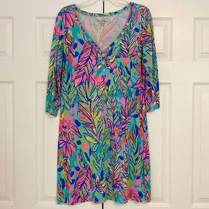EUC Lilly Pulitzer Palmetto Dress Hot Spot Size L